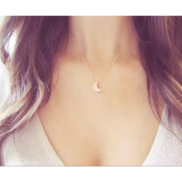Jewelry - Minimalist Moon Necklace - Only 1 left!